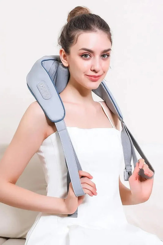 Shiatsu Neck & Shoulder Massager with Heat – Deep Tissue Pain Relief