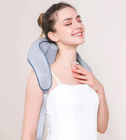Shiatsu Neck & Shoulder Massager with Heat – Deep Tissue Pain Relief
